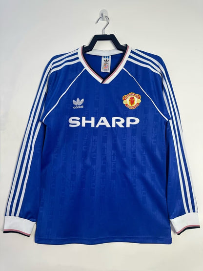 Retro Long Sleeve Manchester United Away - 1988/90