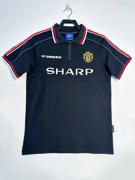 Man's Retro Jersey Manchester United Team Black - 1998/99