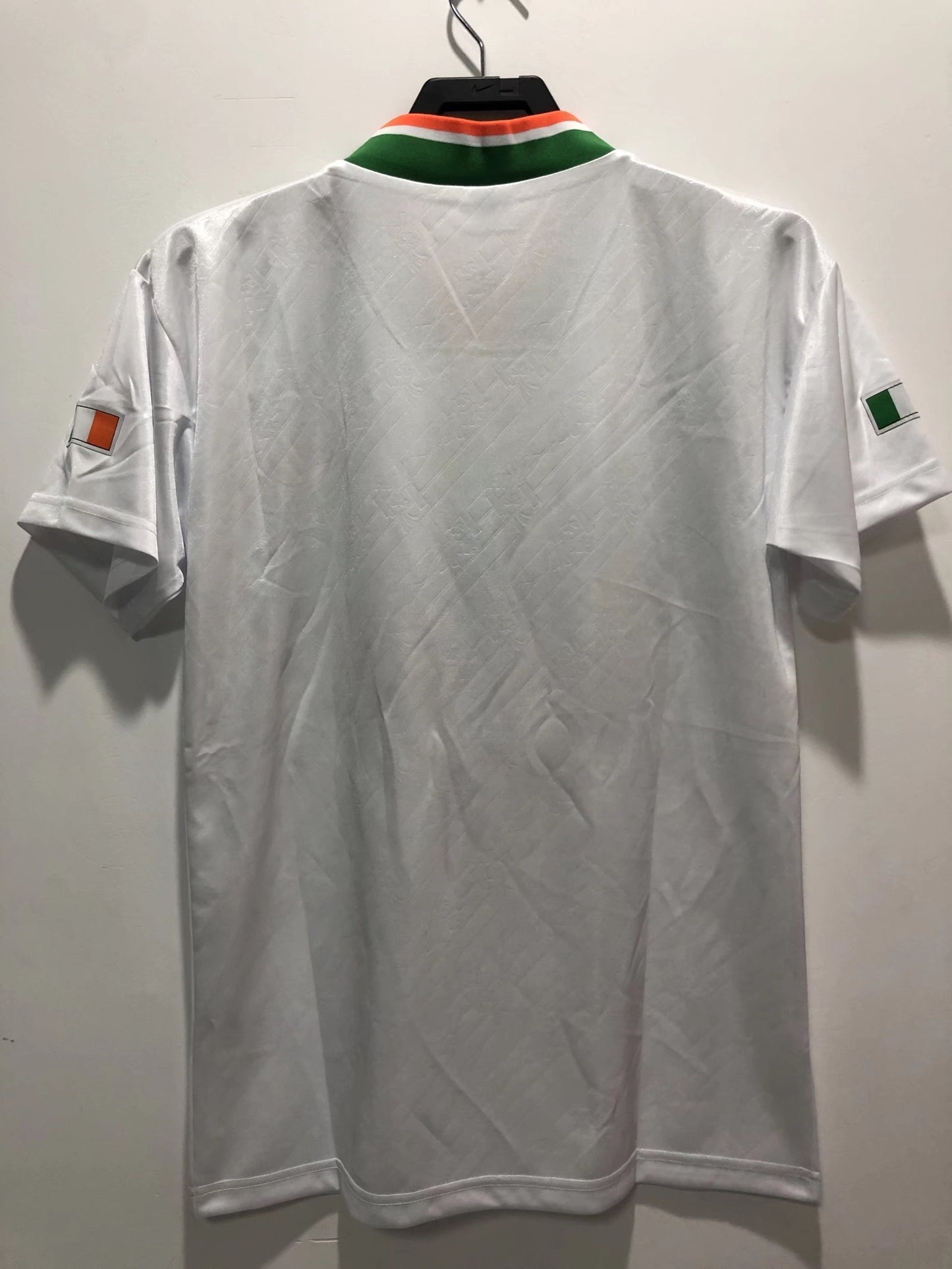 Man's Retro Jersey Ireland National Team Away With Sponsors - 1994