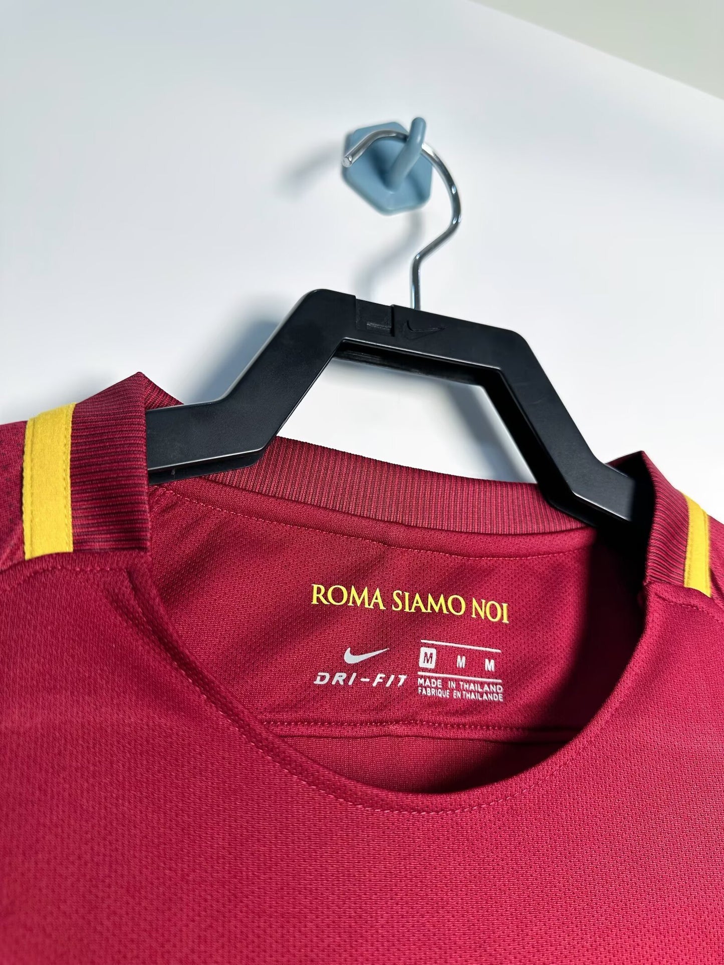 Man's Retro Long Sleeve Roma Team Home - 2017/18