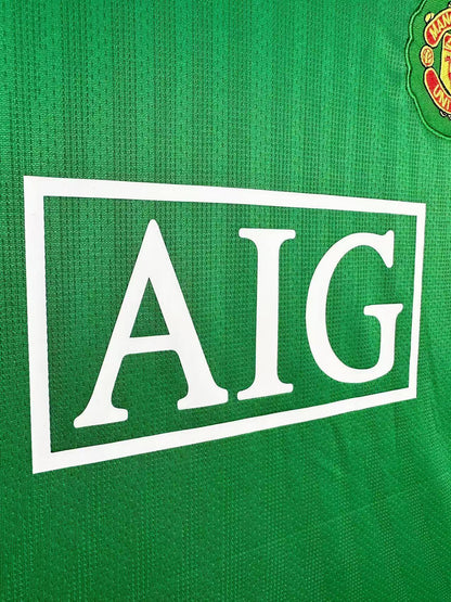 Man's Retro Jersey Manchester United Team Green GK - 2007/08