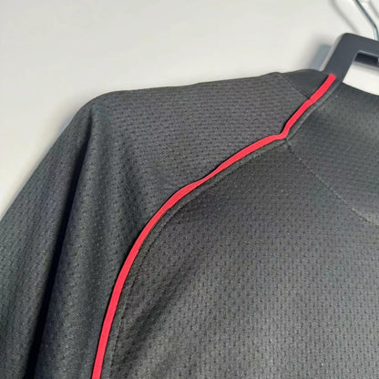Man's Retro Long Sleeve Manchester United  Team Black - 2007/2008