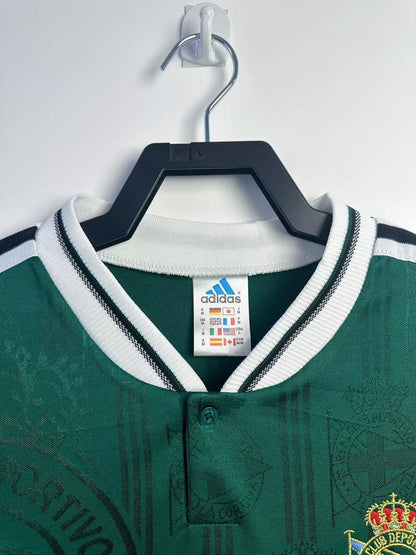 Man's Retro Long Sleeve Deportivo La Coruna Team - 1999/00