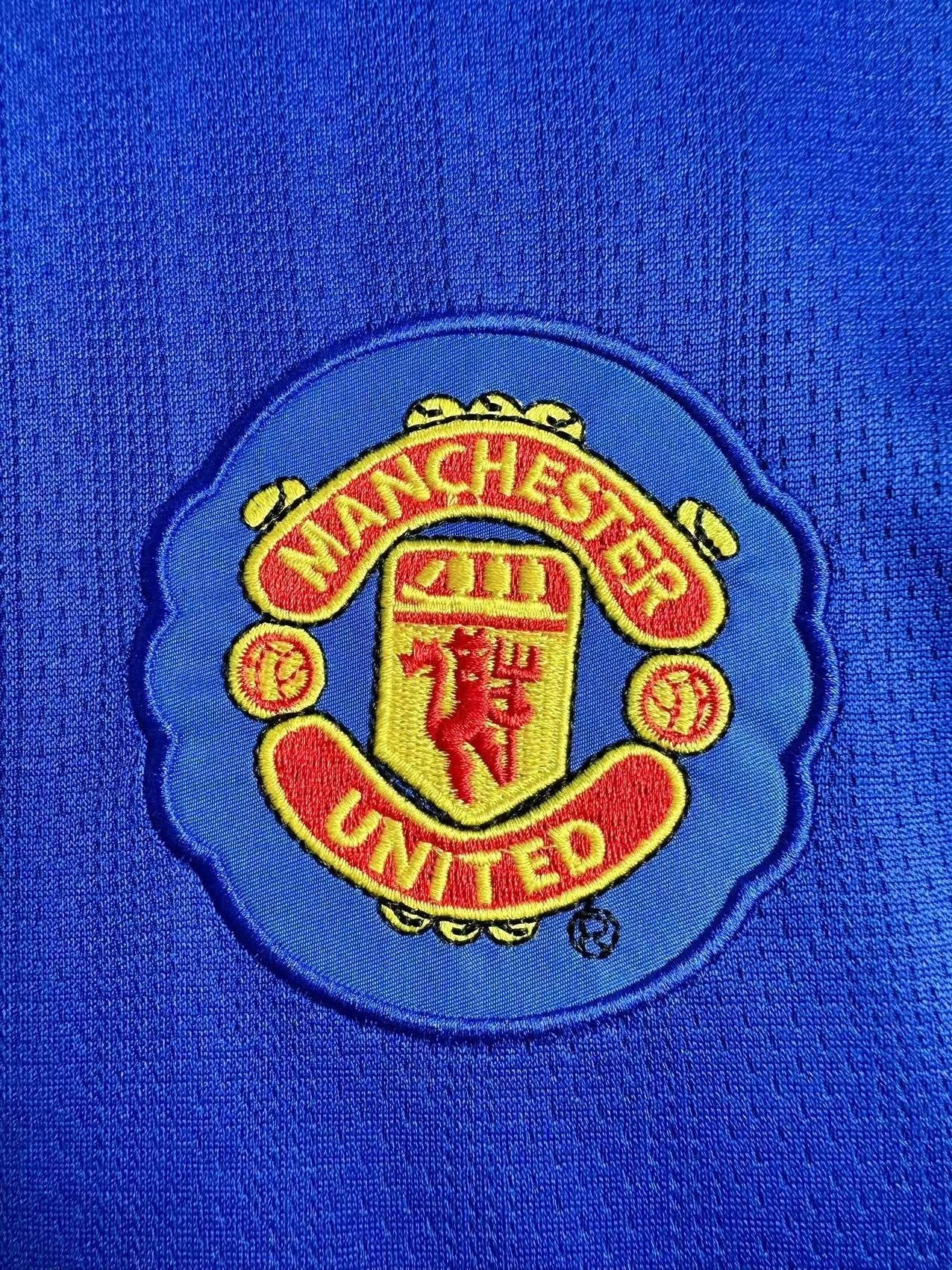 Man's Retro Jersey Manchester United Team Blue GK - 2007/08
