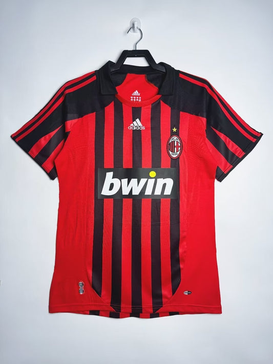 Man's Retro Jersey Milan Team Home- 2007/2008