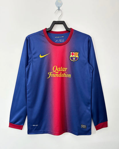 Man's Retro Long Sleeve Barcelona Team - 2012/13