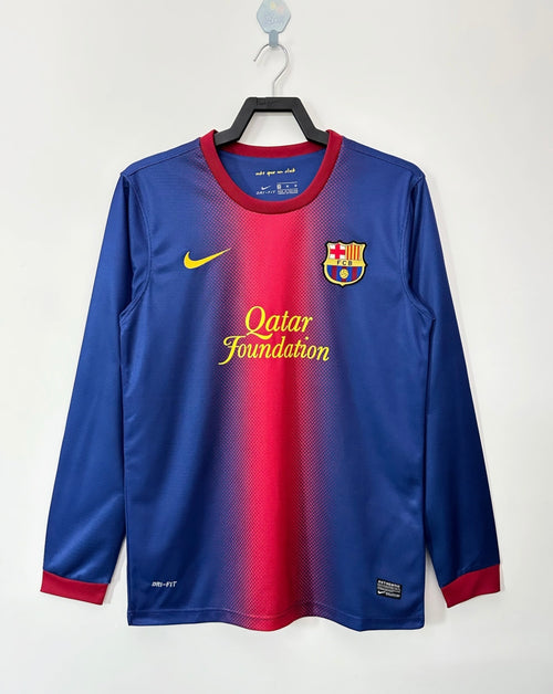 Man's Retro Long Sleeve Barcelona Team - 2012/13