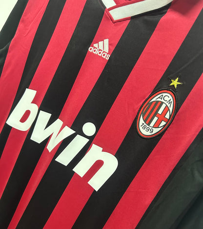 Man's Retro Long Sleeve Milan Team - 2009/2010