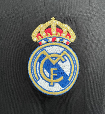 Man's Retro Long Sleeve Real Madrid Team Black - 2006/07