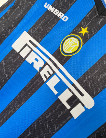 Man's Retro Long Sleeve Internazionale Milano Team - 1997/98