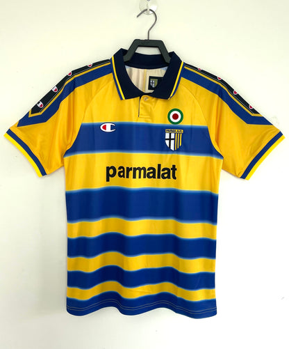 Man's Retro Jersey Parma Calcio Team Home - 1999/00