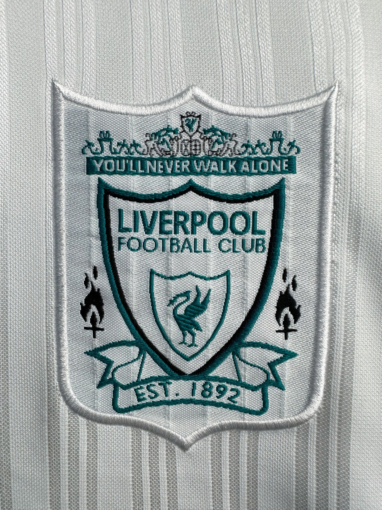 Man's Retro Long Sleeve Liverpool Team Away - 1995/96
