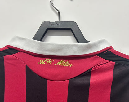 Man's Retro Long Sleeve Milan Team - 2009/2010