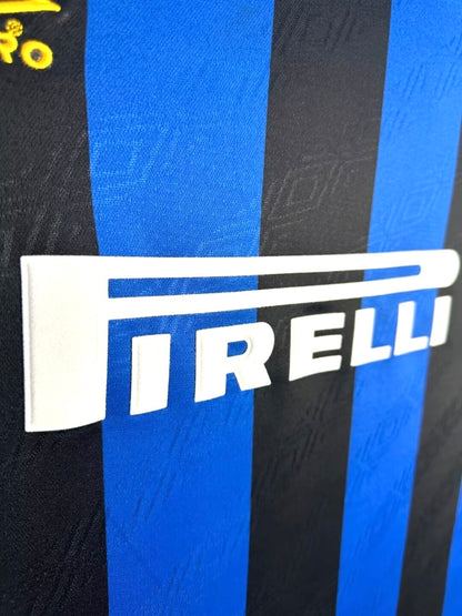 Man's Retro Jersey Internazionale Milano Team Home - 1995/96