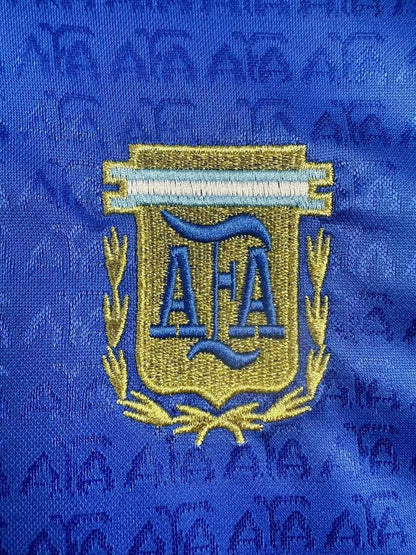 Man's Retro Long Sleeve Argentina National Team Away - 1994