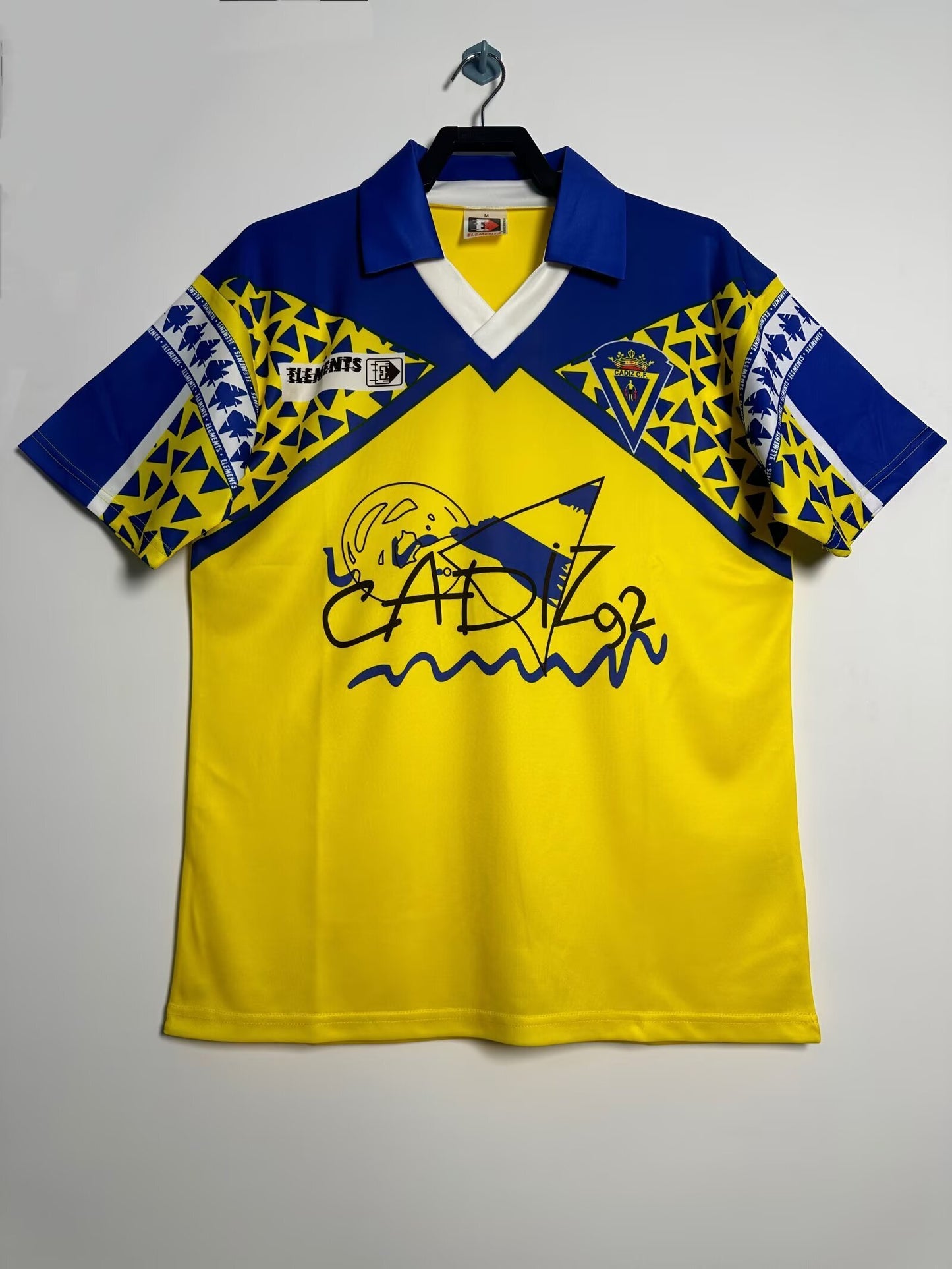 Man's Retro Jersey Cadiz Club Team Home - 1991/92