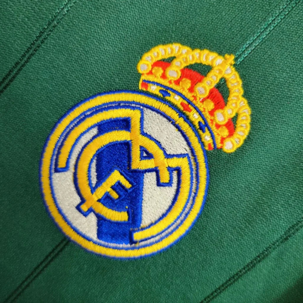 Retro Long Sleeve Real Madrid llI Adidas Green - 12/13