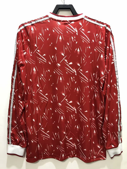 Man's Retro Long Sleeve Liverpool Team - 1989/91