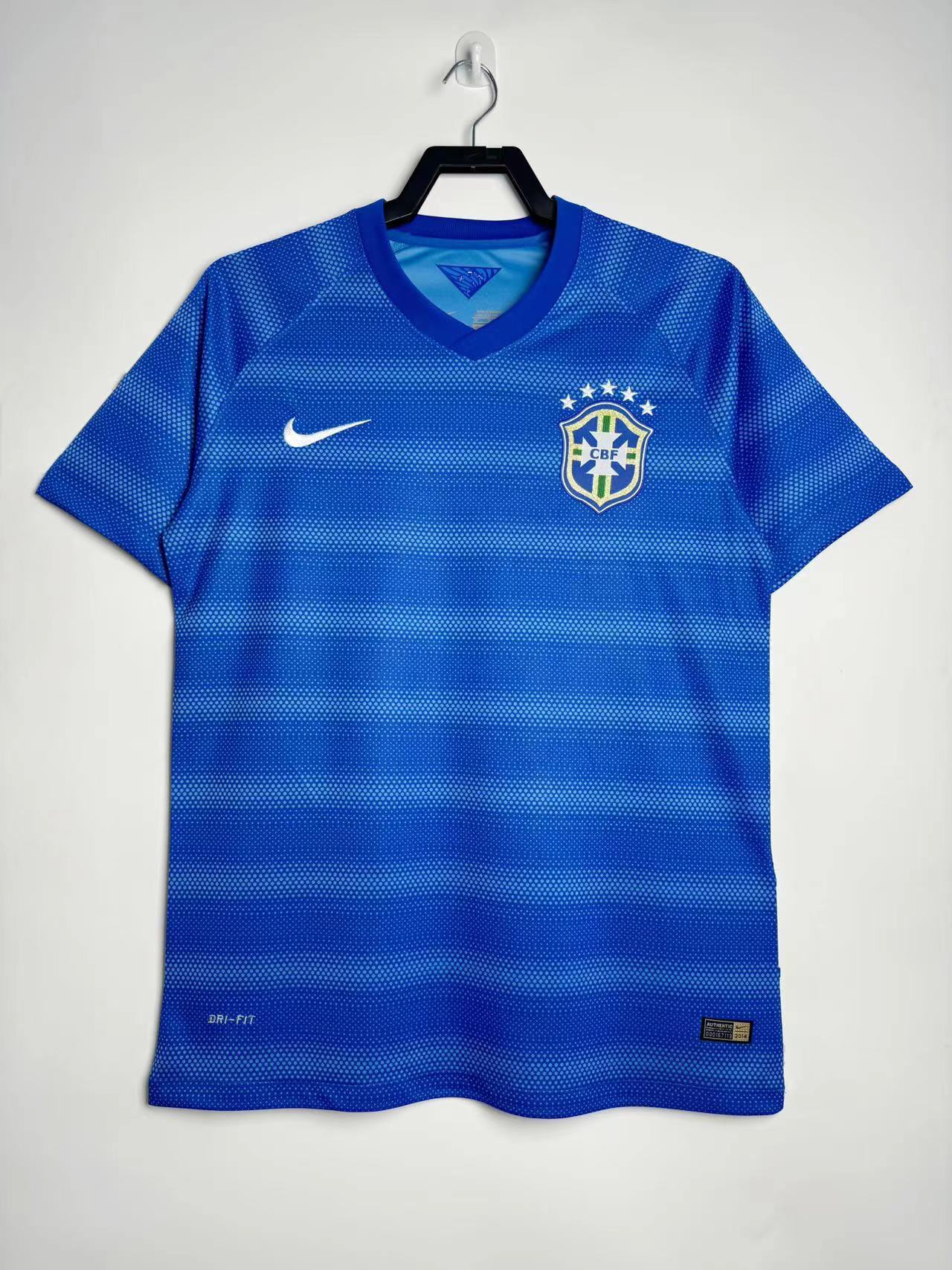Men's Jersey Brazil National Team Retro Away 2014