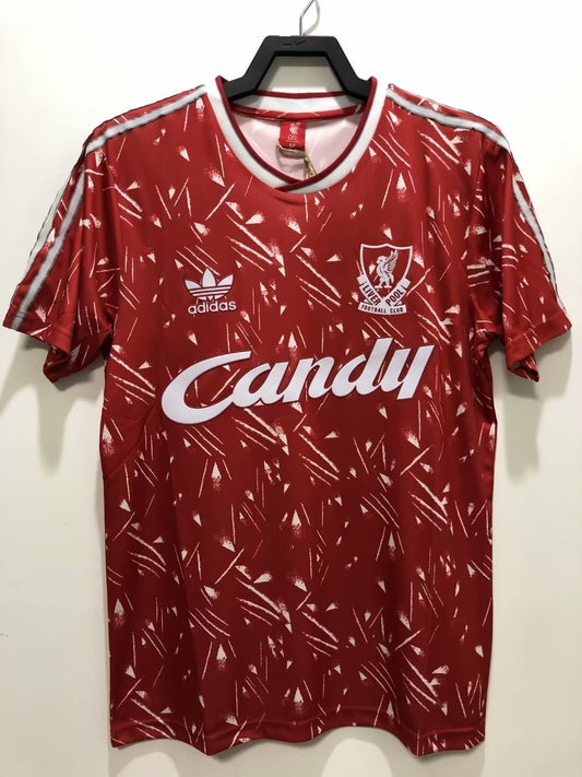 Man's Retro Jersey Liverpool Team - 1989/91