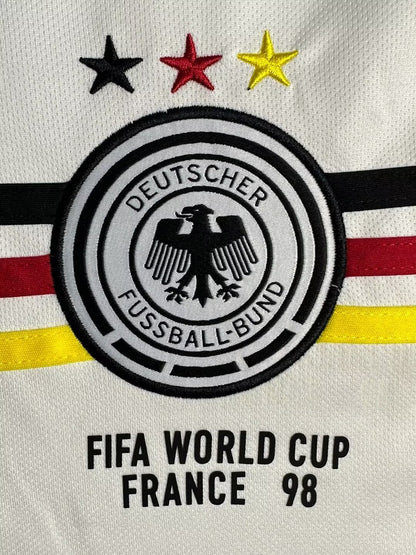 Man's Retro Jersey Germany National Team White - 1998