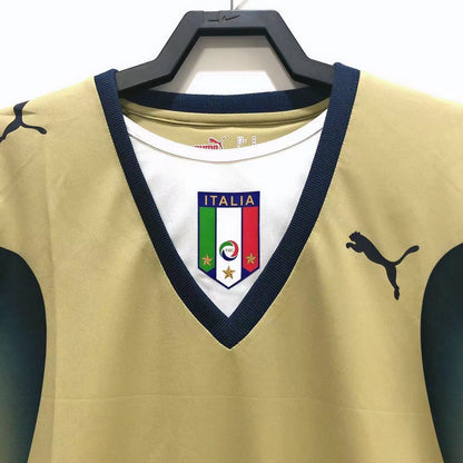 Man's Retro Jersey Italy National Team Golden GK - 2006