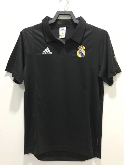 Man's Retro Jersey Real Madrid Team Champions League Away - 2002/03
