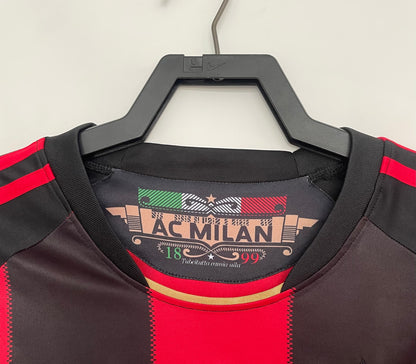 Man's Retro Jersey Milan Team Home- 2010/11