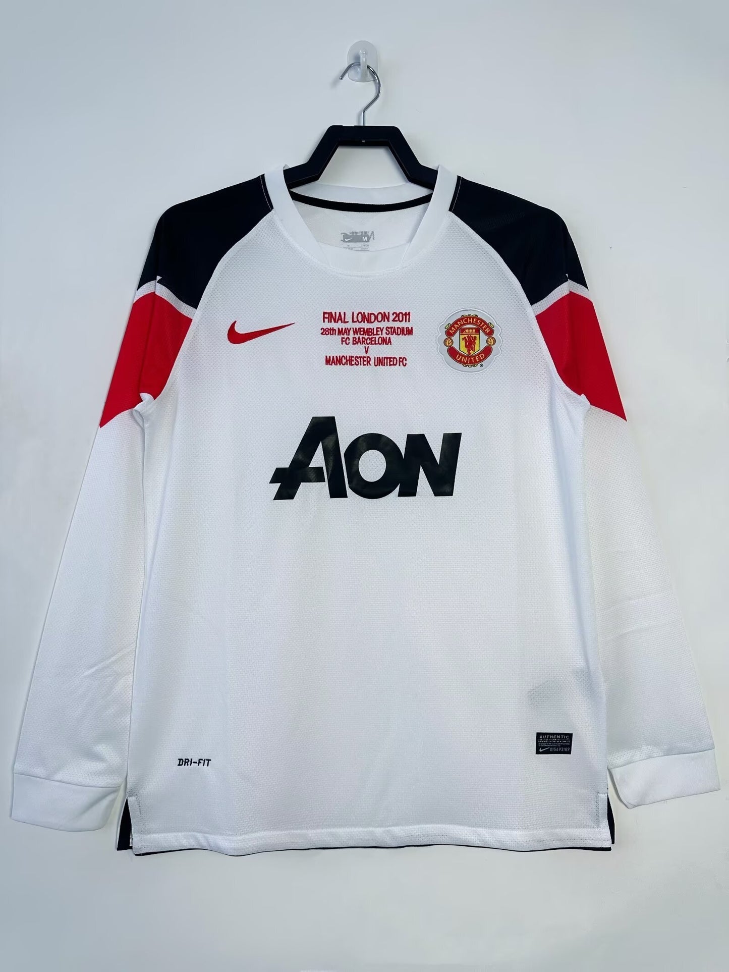 Retro Long Sleeve Manchester United Away  - 2010/11