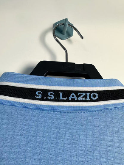 Man's Retro Long Sleeve Lazio Team Home - 1998/99