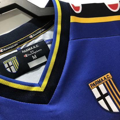 Man's Retro Jersey Parma Calcio Team Home - 2001/02