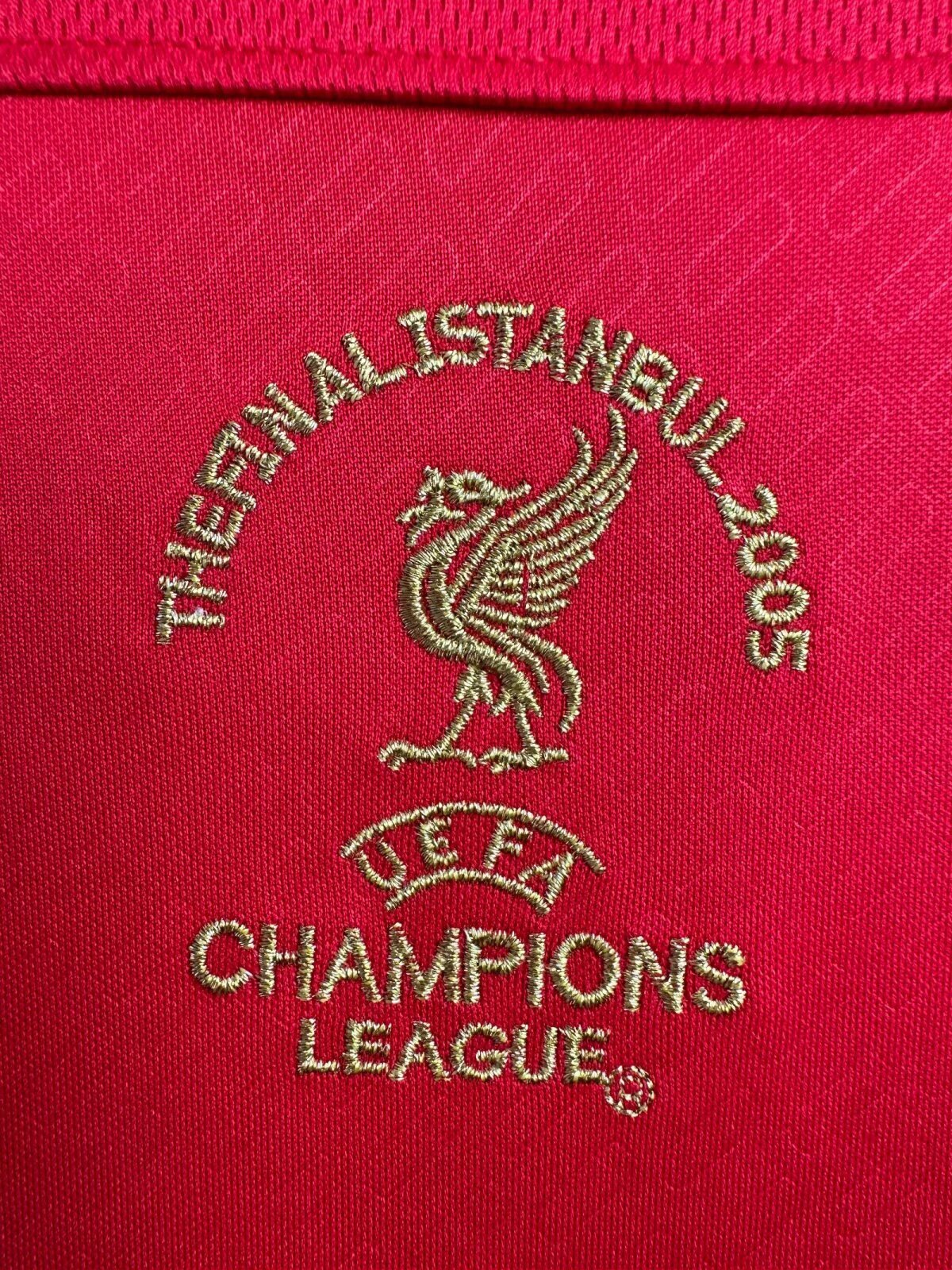 Man's Retro Long Sleeve Liverpool Team Home - 2004/2005