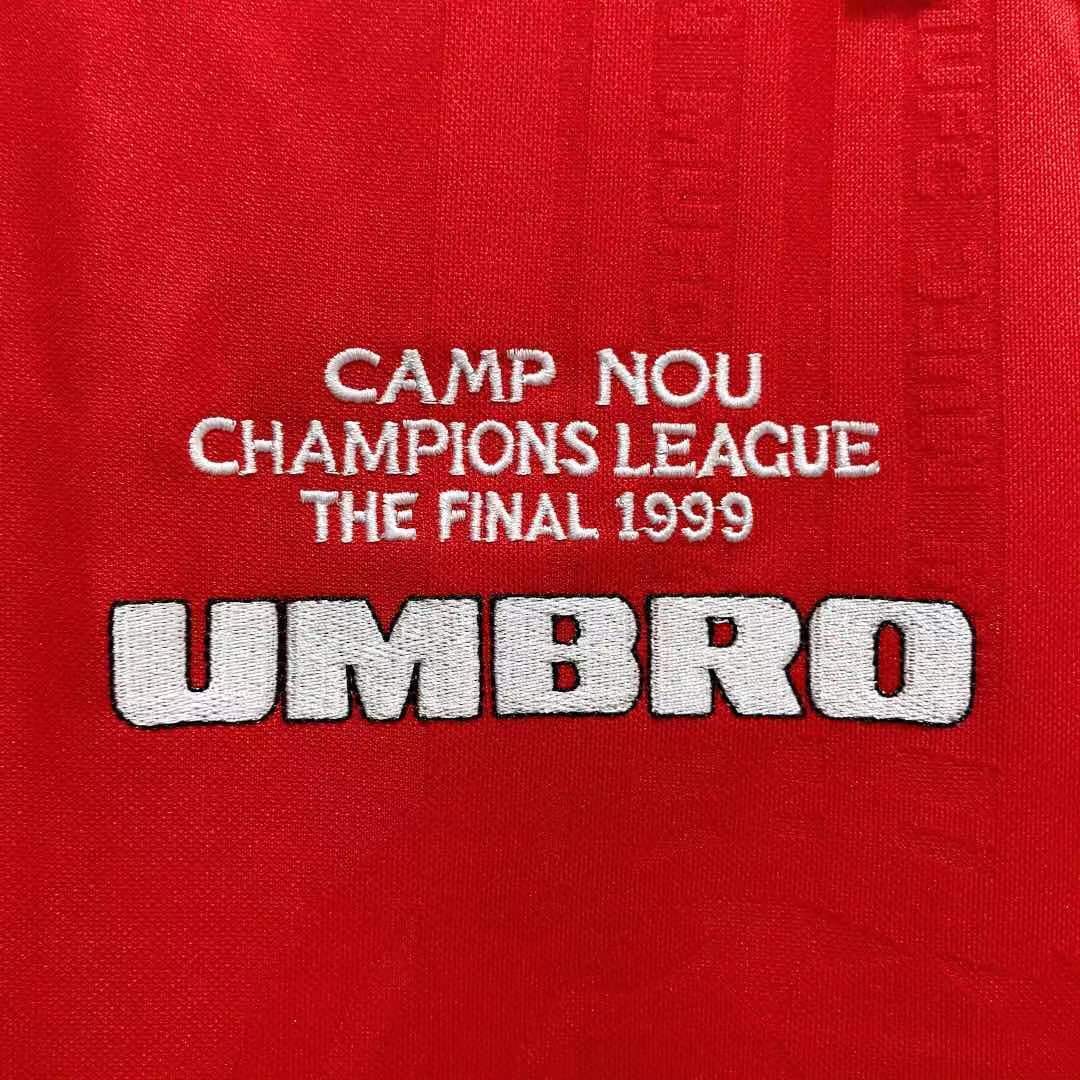 Man's Retro Jersey Manchester United Team - 1999/00