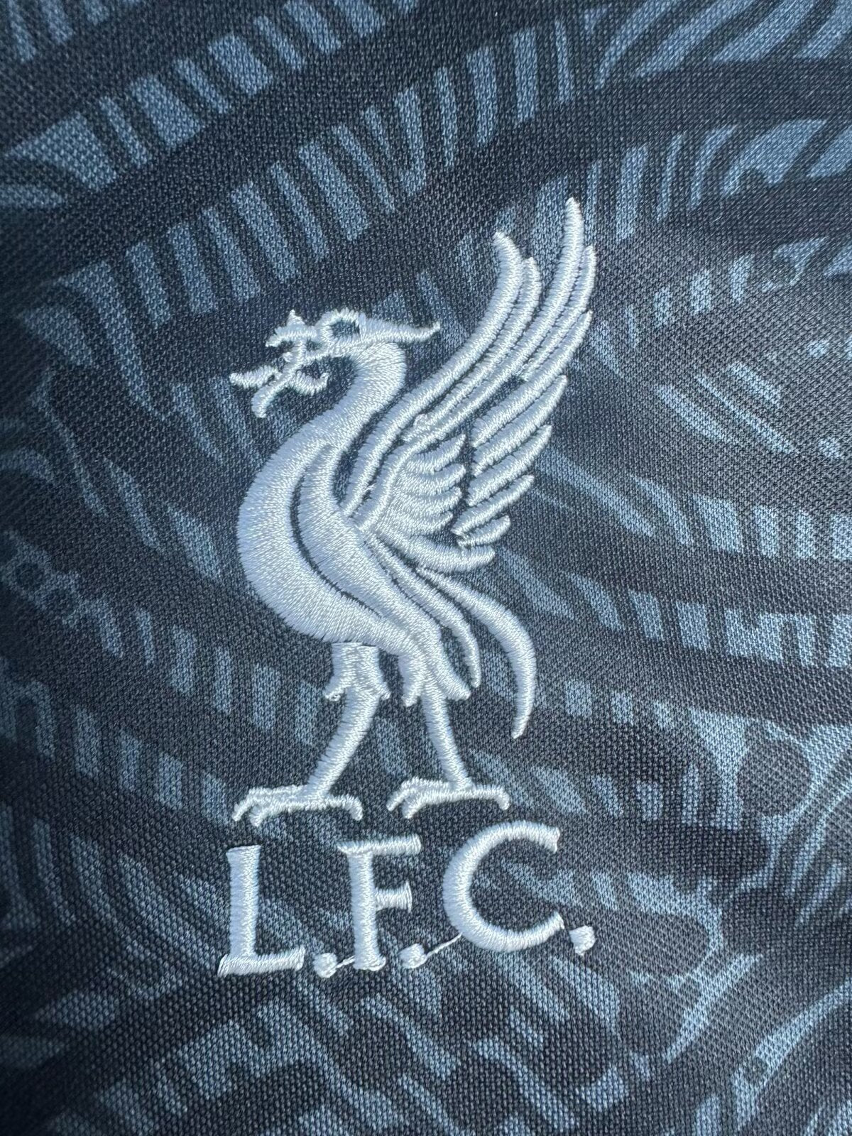 Man's Retro Jersey Liverpool Team GK Black Home - 2020/21