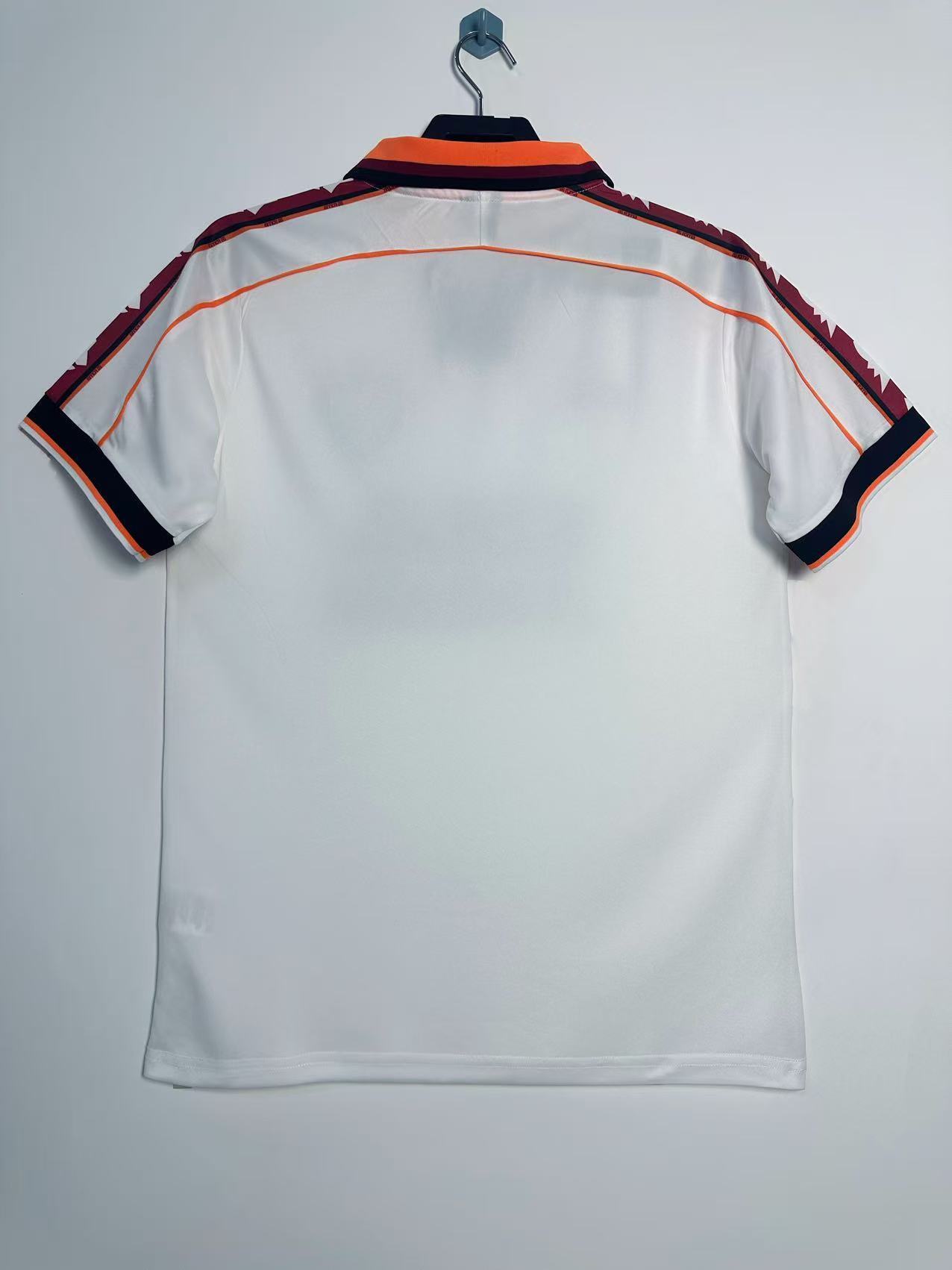 Man's Retro Jersey Roma Team Away - 1998/99