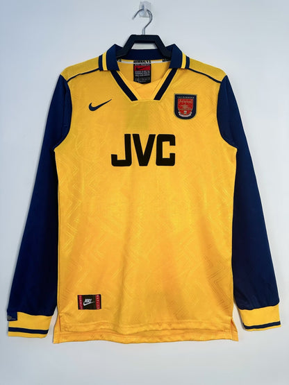 Man's Retro Long Sleeve Arsenal Team Away - 1996/97