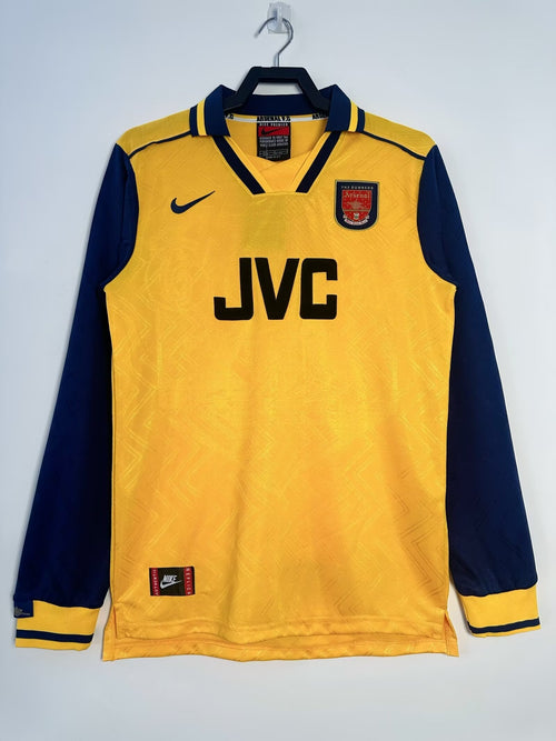 Man's Retro Long Sleeve Arsenal Team Away - 1996/97