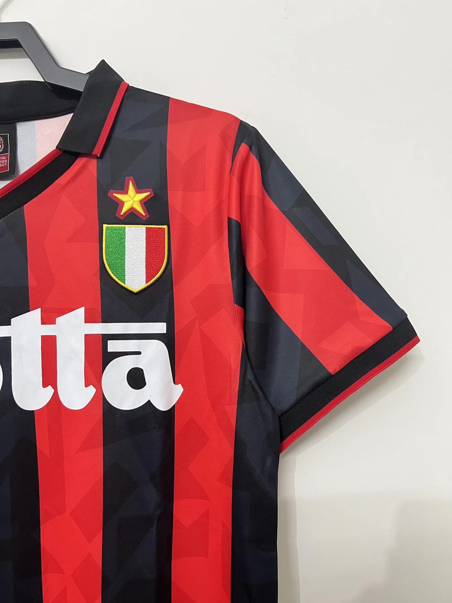 Man's Retro Jersey Milan Team - 1993/94
