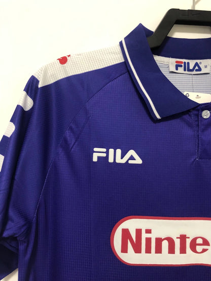 Man's Retro Jersey Fiorentina Team Home - 1998/99