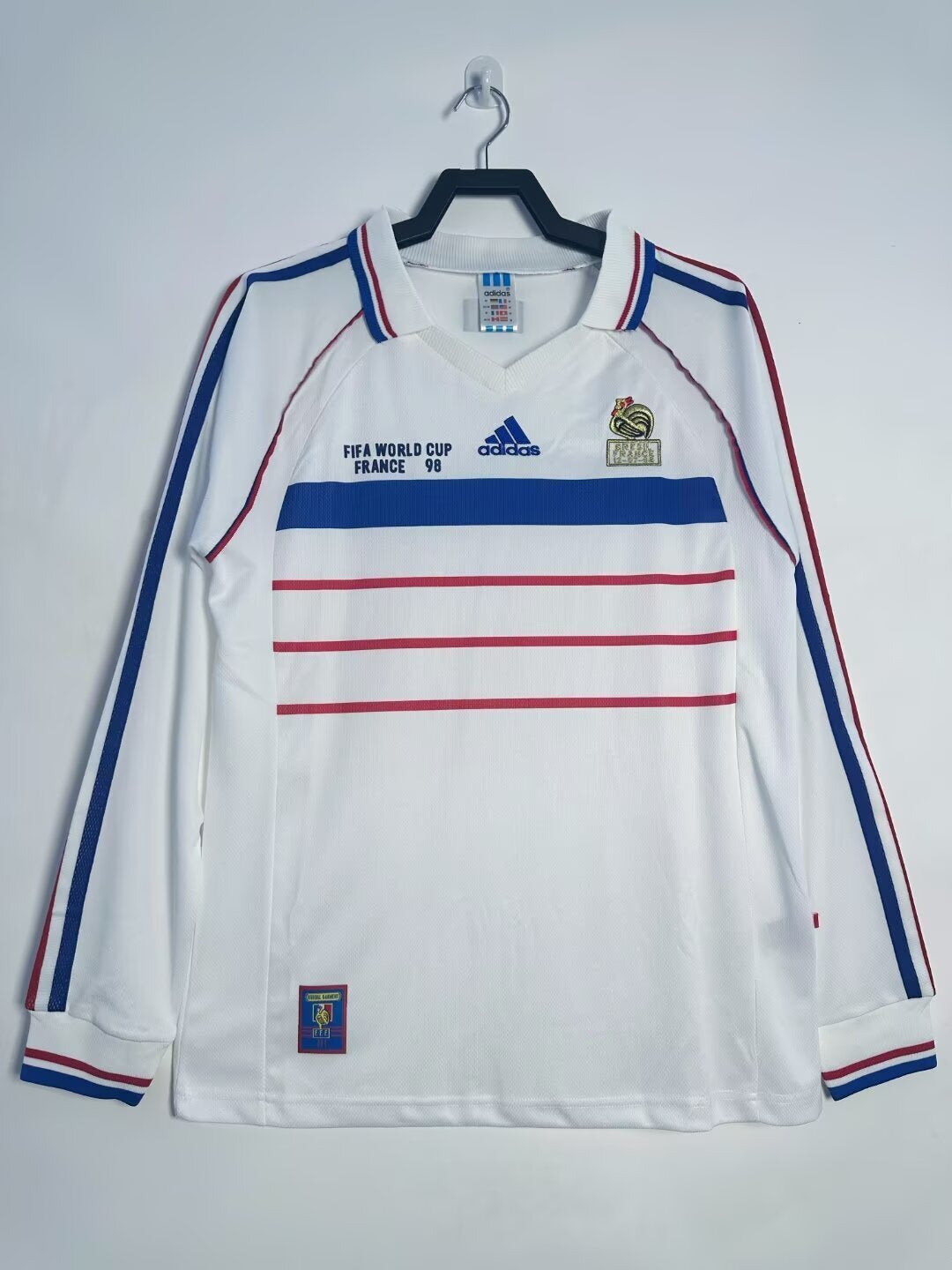 Man's Retro Long Sleeve France National Team - 1998