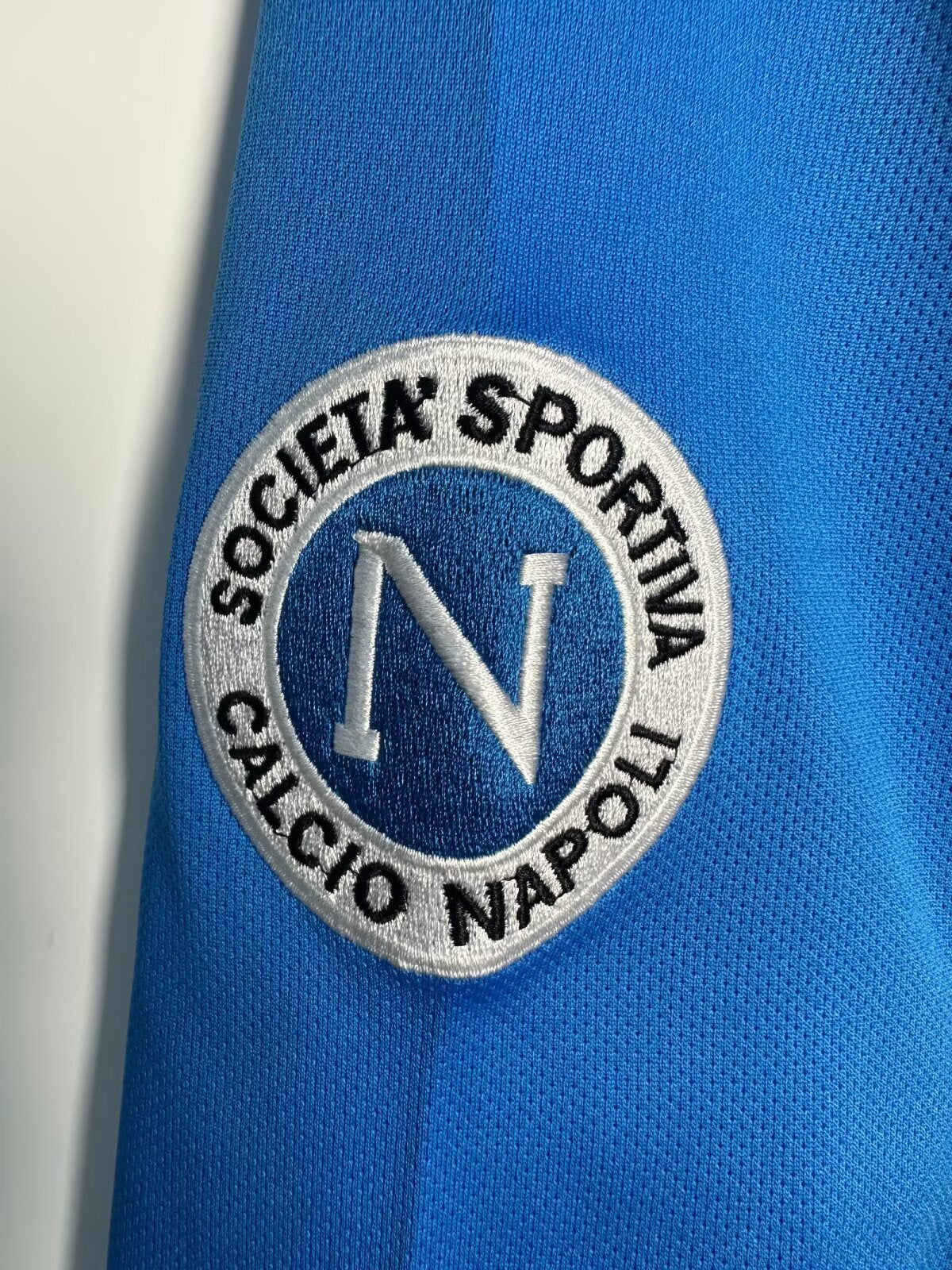 Man's Retro Long Sleeve Napoli Team - 1987/88