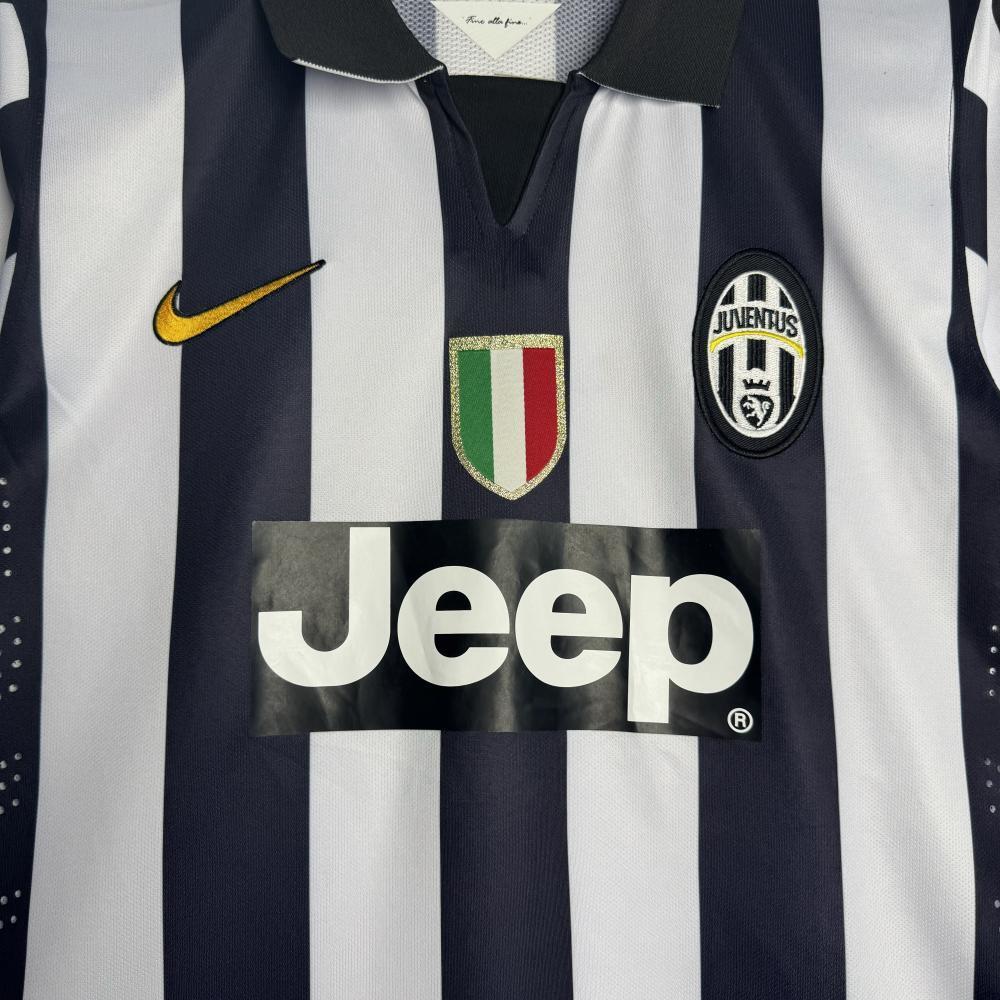 Man's Retro Long Sleeve Juventus Team Home - 2014/2015