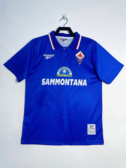 Man's Retro Jersey Fiorentina Team Home - 1995/96