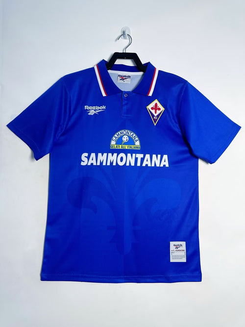 Man's Retro Jersey Fiorentina Team Home - 1995/96