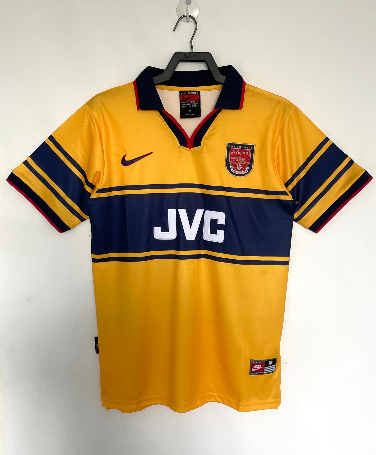 Man's Retro Jersey Arsenal Team Away- 1997/1999