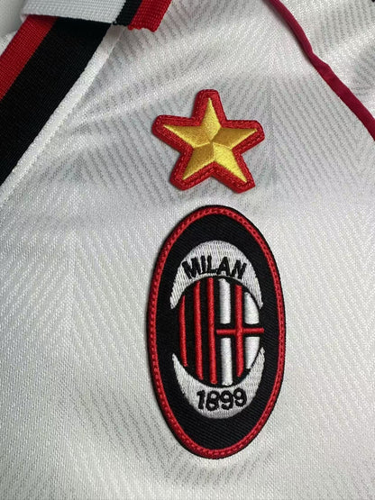 Man's Retro Jersey Milan Team Away - 1997/98