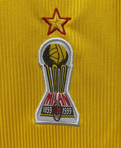Man's Retro Jersey Milan Team Away- 1999/2000