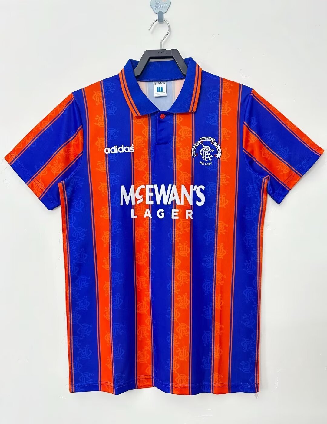 Man's Retro Jersey Rangers Team - 1993/94