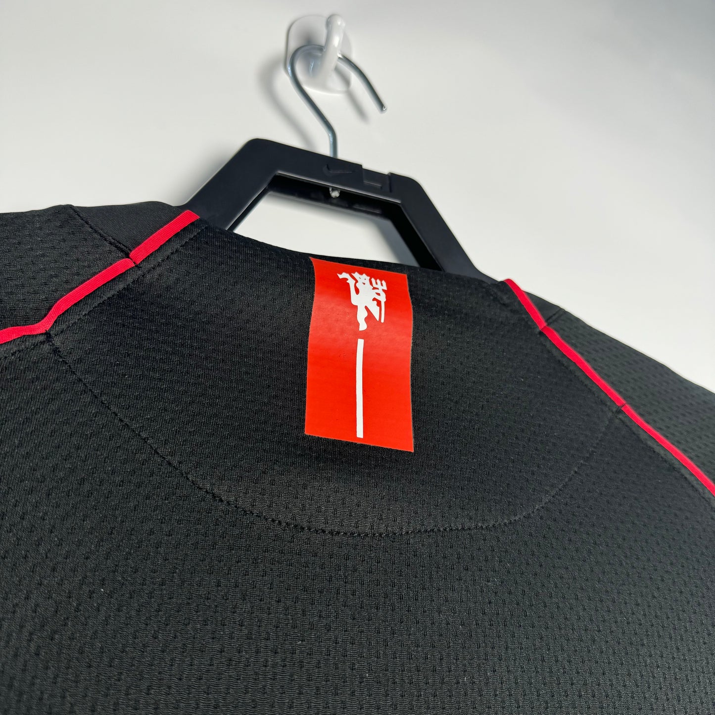Man's Retro Long Sleeve Manchester United  Team Black - 2007/2008