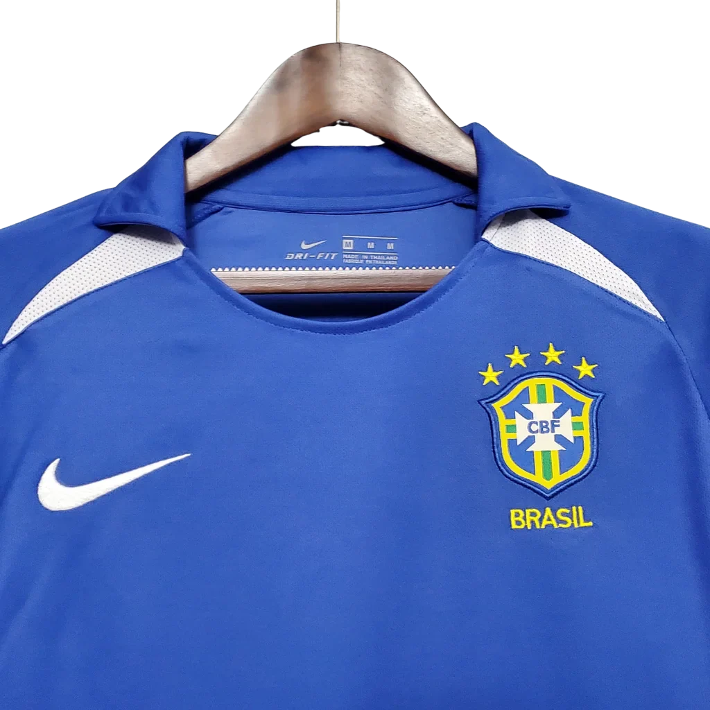 Men's Jersey Brazil National Team Retro Away 2002